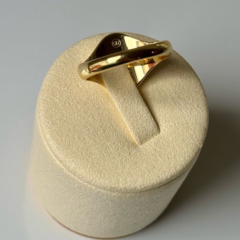 Gorjana Gold and Green Ring - Picture 8 of 8